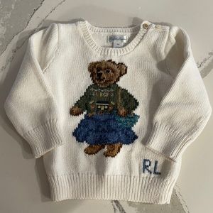 Polo Bear Sweater 18m Baby Girl